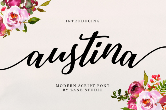 Austina Script: A Fresh Take on Feminine Typography