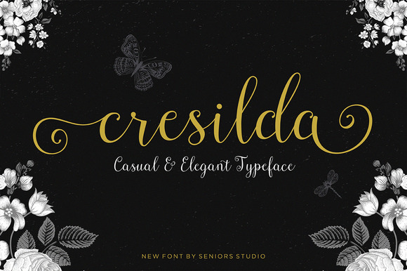 Cresilda Script: Adding a Fluid, Elegant Touch to Your Designs