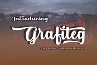 Grafiteg Script: Bold Elegance for Striking Designs