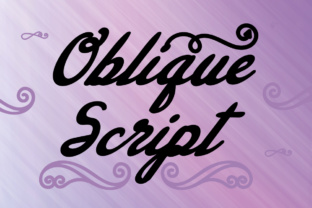 Oblique Script: A Crafty Font with Designer-Level Polish