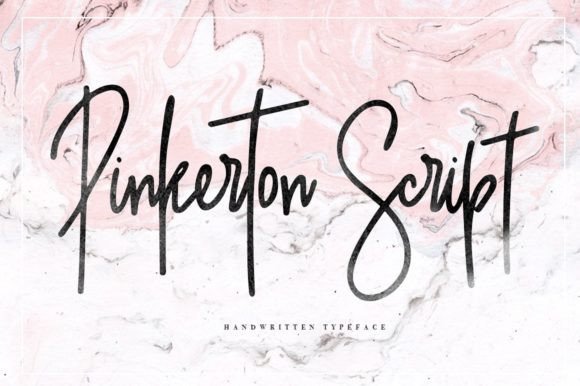 Pinkerton Script: Elevating Your Design with Elegant Handwriting