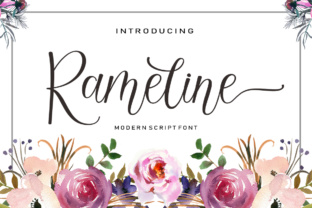 Rameline Script: The Modern Calligraphy Font for Bold Branding