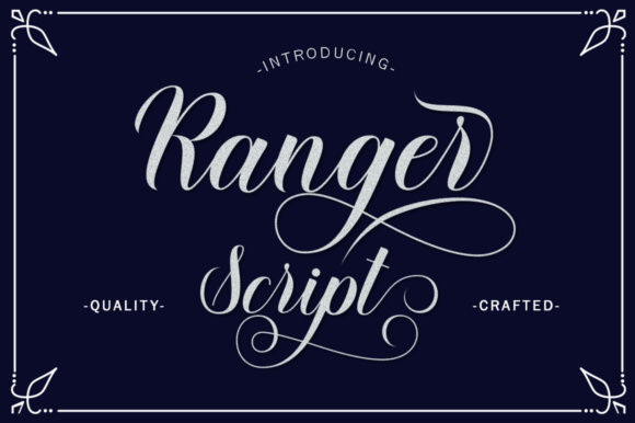 Ranger Script: A Modern Calligraphy Font with Edge