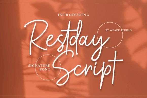 Restday Signature Script: A Modern Font for Authentic Branding