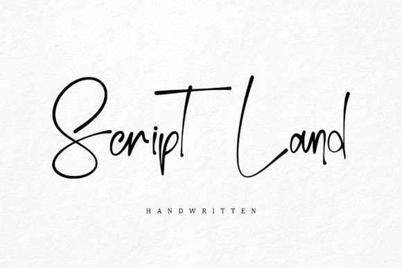 Script Land: A Handwritten Font That Feels Like a Story