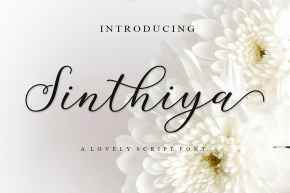 Sinthiya Script: A Font with Flow and Personality