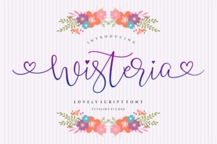 Wisteria Script: Elevate Your Design with Romantic Flair